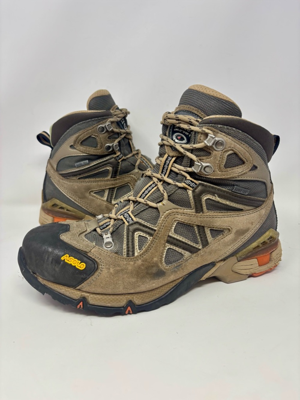 Asolo Hiking Boots Womens 9.5 Attiva Brown Ankle Lace Up Trail Waterproof Shoes